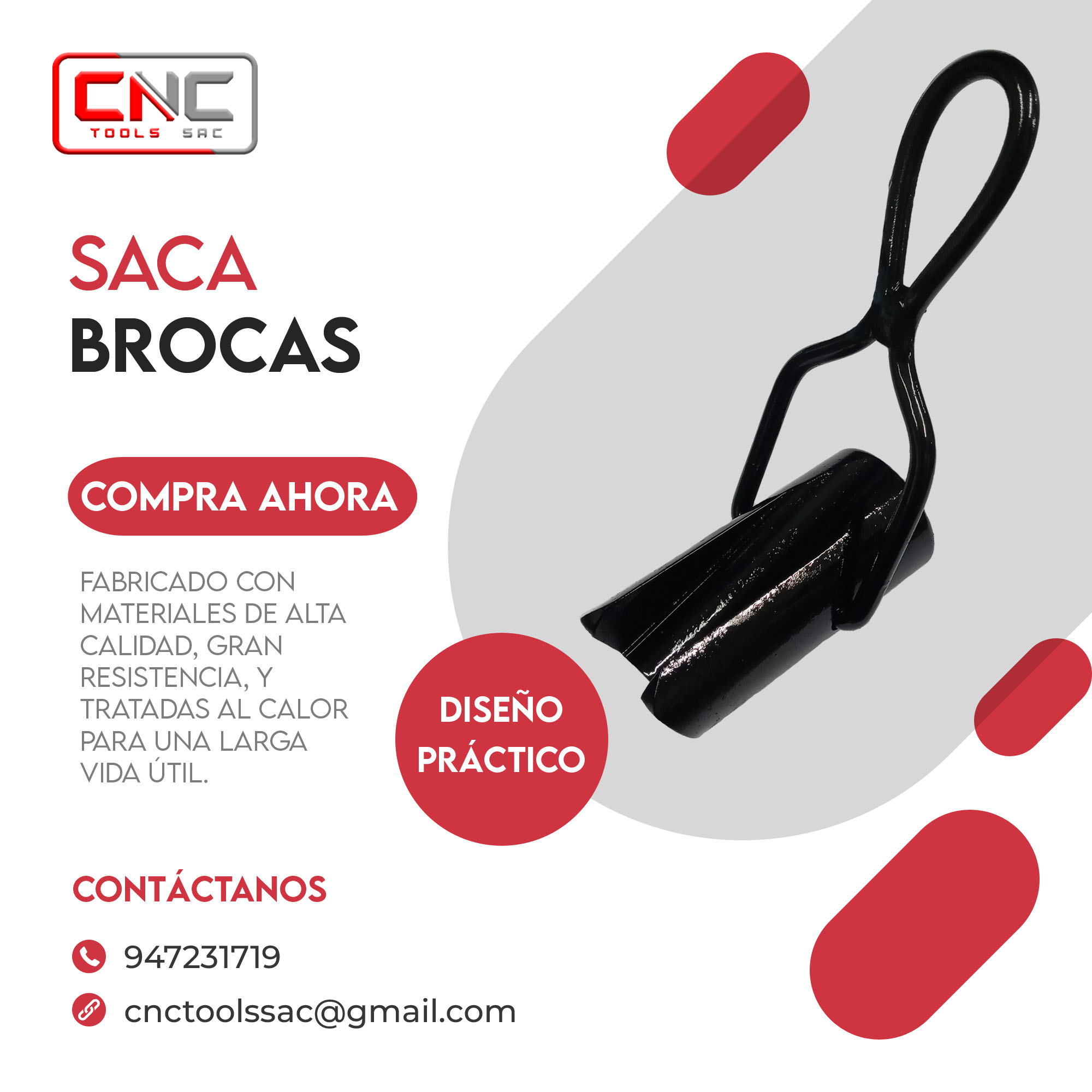 ACCESORIO MINERO SACA BROCA 